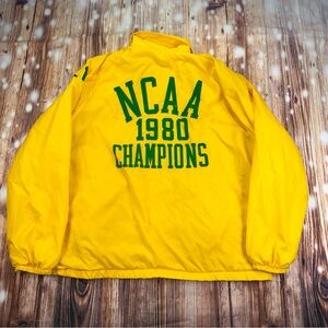 VINTAGE 80s NCAA  CHAMPIONS JACKET SIZE LARGE